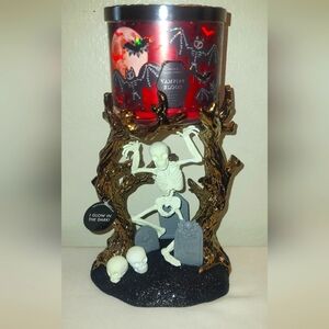 Bath and Body Works 3 Wick Candle Holder w Candle